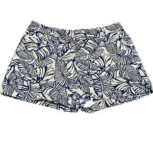 Patagonia Women's Navy Leaf Print Jean Shorts